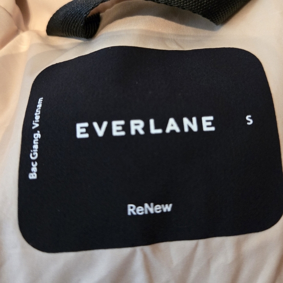 EVERLANE ReNew Military Parka Coat Cashew Beige Drawstring Hood small - Picture 13 of 16